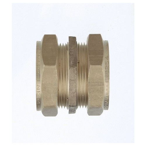 IBP Conex 301 Verschraubung 15x15 mm Messing Gerade 6-Kant-Mutter EE-10CO301--