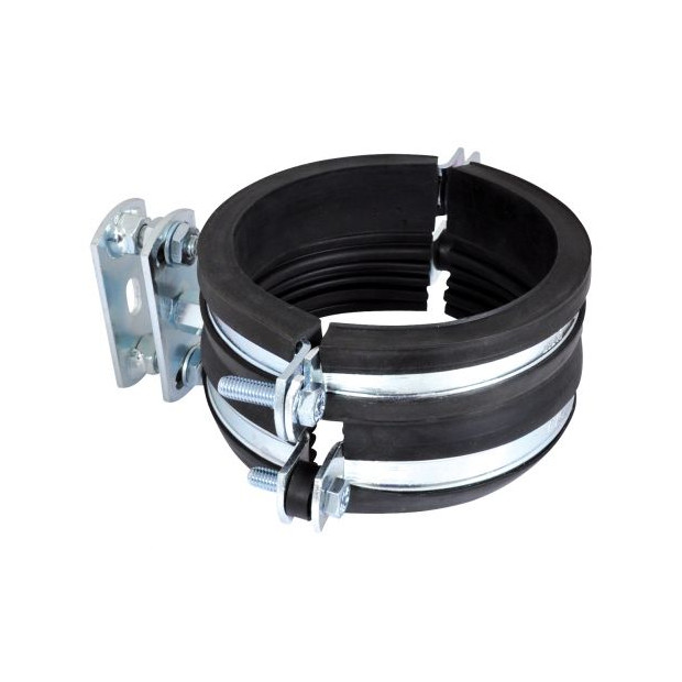 WALRAVEN Stützbefestigung BISMAT 1000 Fallrohr KA DN 125 EPDM Schallschutz 3363125