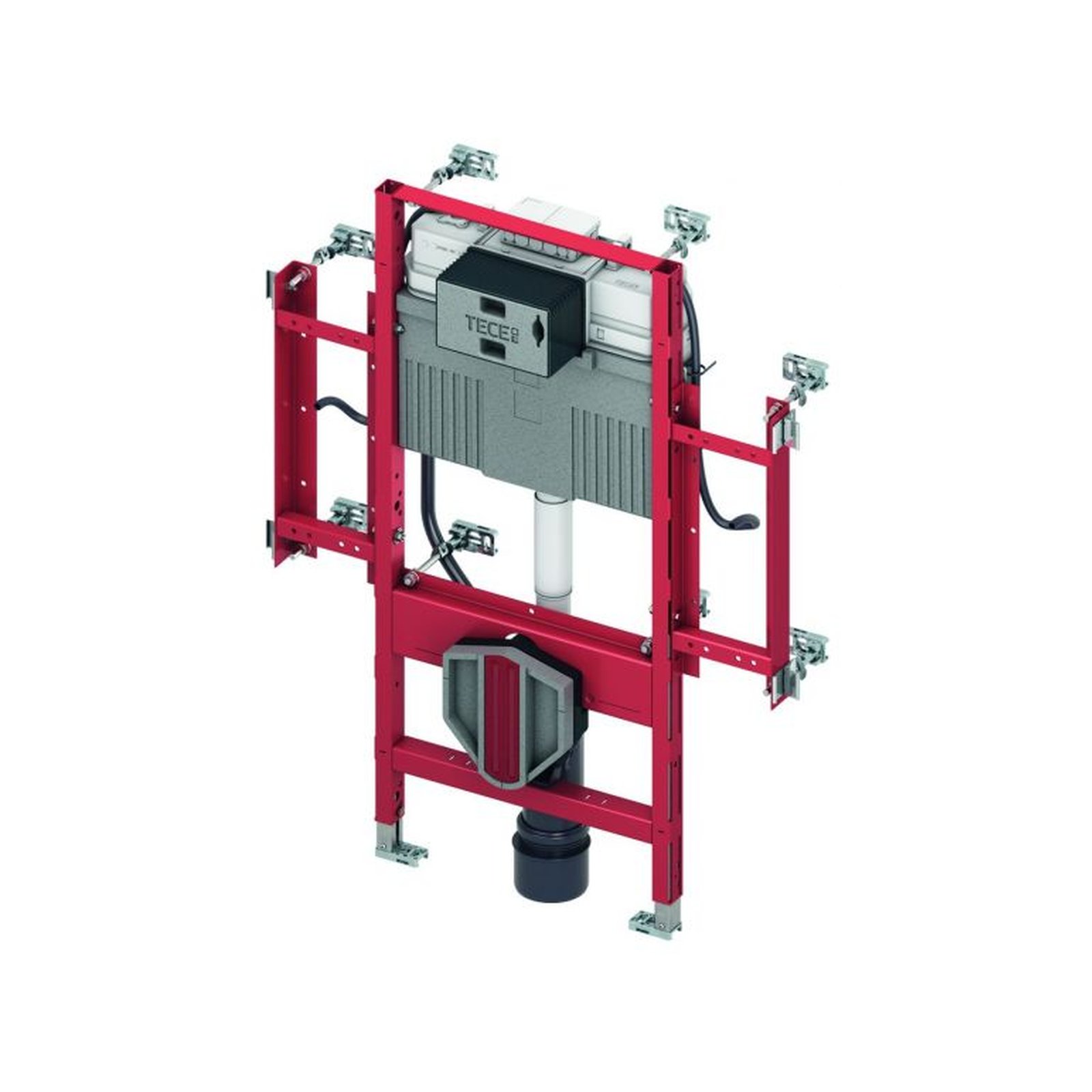 TECE WC-Gerontomodul TECEprofil Uni-Spülkasten Bauhöhe 112 cm Sitzhöhe 48 cm barrierefrei 9300309