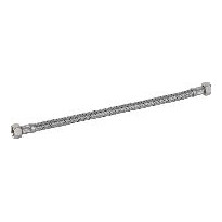 Geberit Panzerschlauch DN8 2 Mutter 3-8 Zoll Länge 28-5cm Thermoplast Stahl Messing 240069001