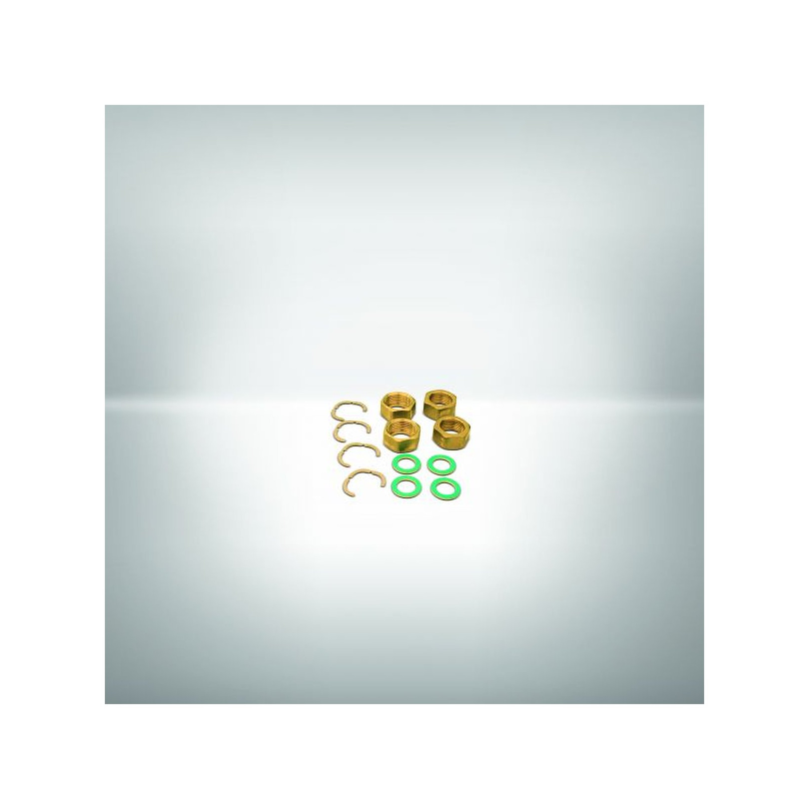 Armacell Fittings-Set DN 16 Armaflex DuoSolar VA 4er Edelstahl Einlegringe Überwurfmuttern Dichtringe SO-VA-FIT-16/4