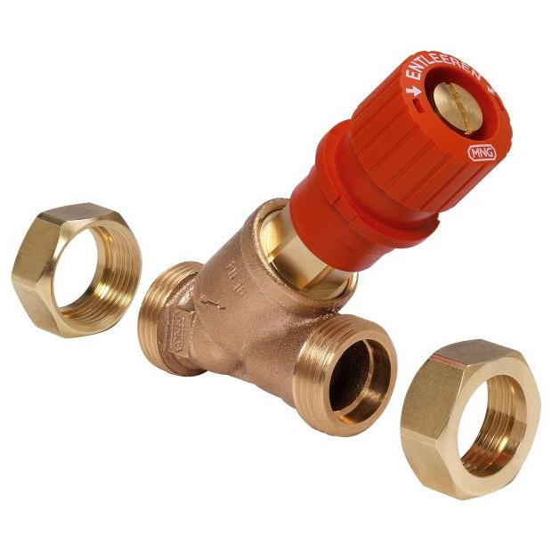 Honeywell Strangabsperrventil Kombi-3-Plus V5000X0025 Messing DN 25 Kvs 6,5 AG Wartungsfrei 4029289008879