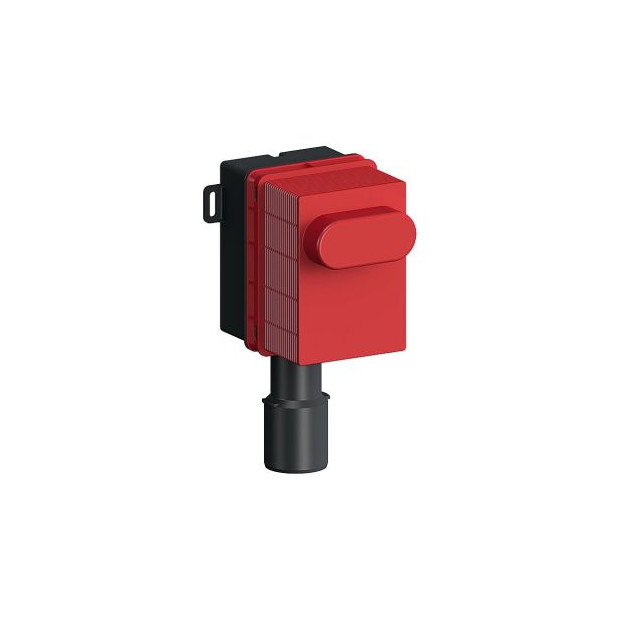 DALLMER Waschgeraete-Siphon Rohbauset 400 Vario DN 40 DN 50 Polyethylen Einbautiefe 75-115 mm 140401