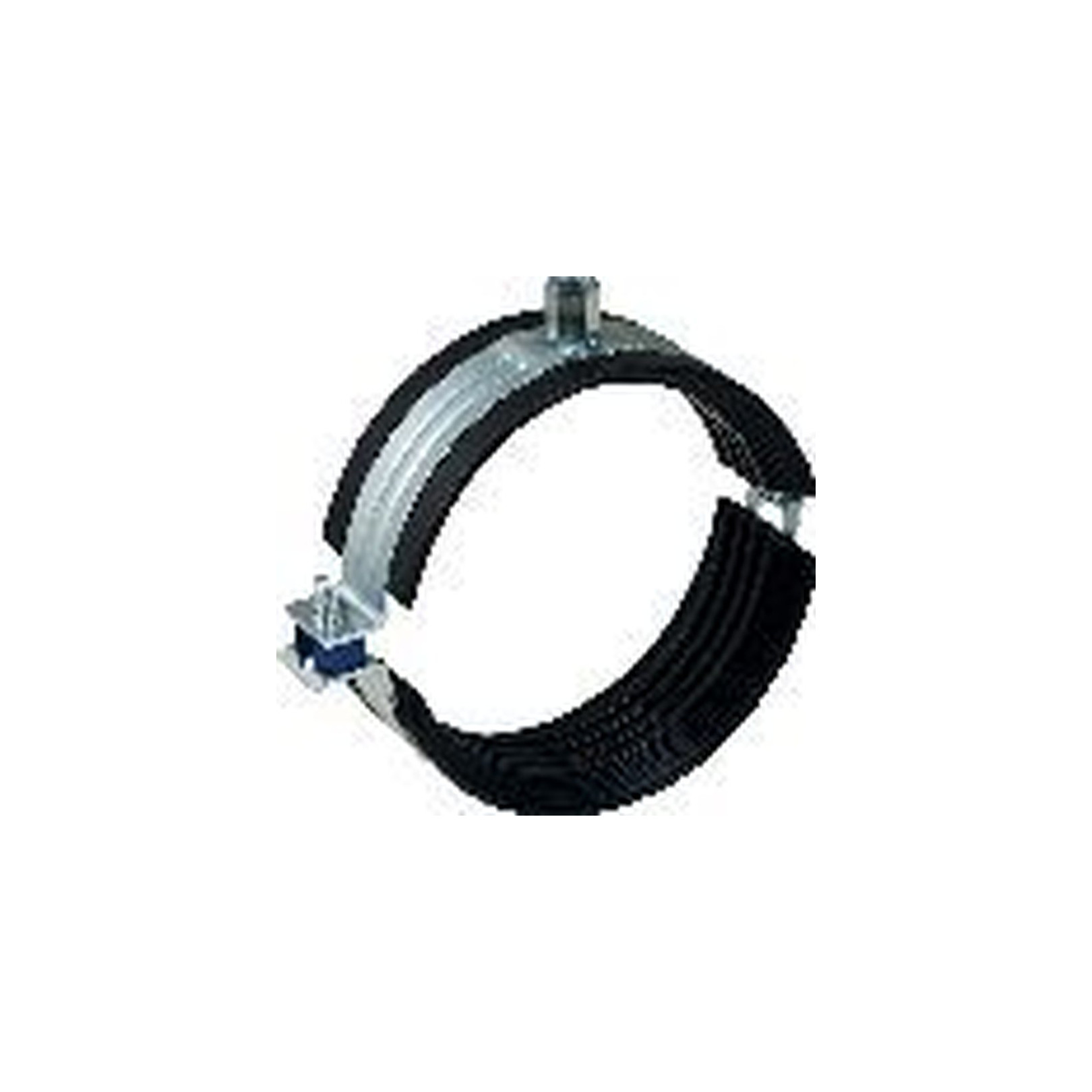 Geberit Rohrschelle d110 gedämmt Gewindemuffe M8 M10 Stahl verzinkt schalldämmend 393599261