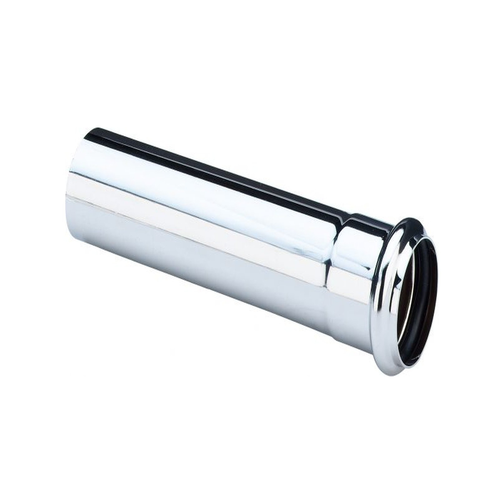 Viega Spülrohrverlängerung Vc 28x125 Messing verchromt Muffe O-Ring 107383