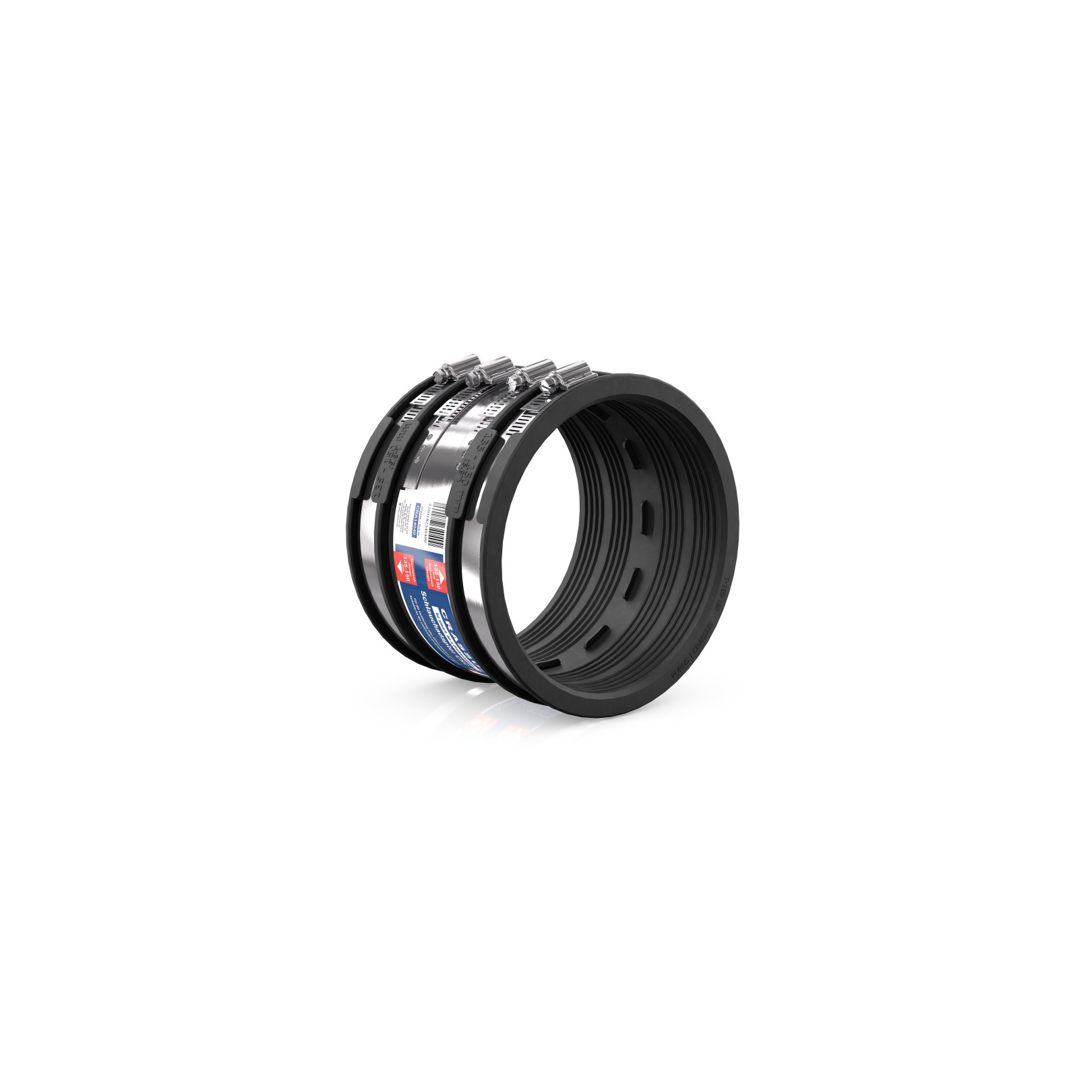 Crassus Schlauchadapter Typ 2B CSC 150 135-150mm EPDM V2A bis 2.5 bar CRA14040