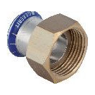 Geberit Pressfitting Edelstahl Mapress Uebergang Ueberwurfmutter d15 G3-4 Flachdichtung EPDM 35032