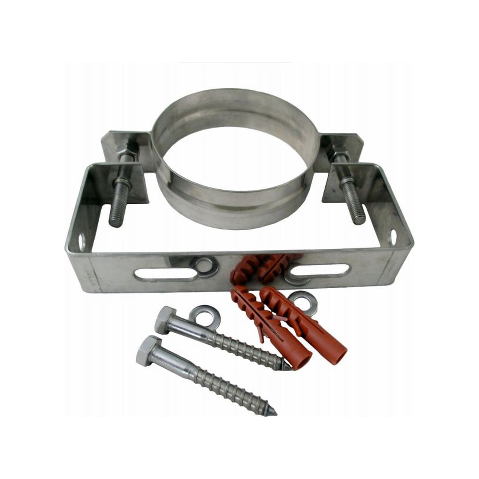 WOLF Wandhalterung DN100 Edelstahl Fassadensystem verstellbar 2651918