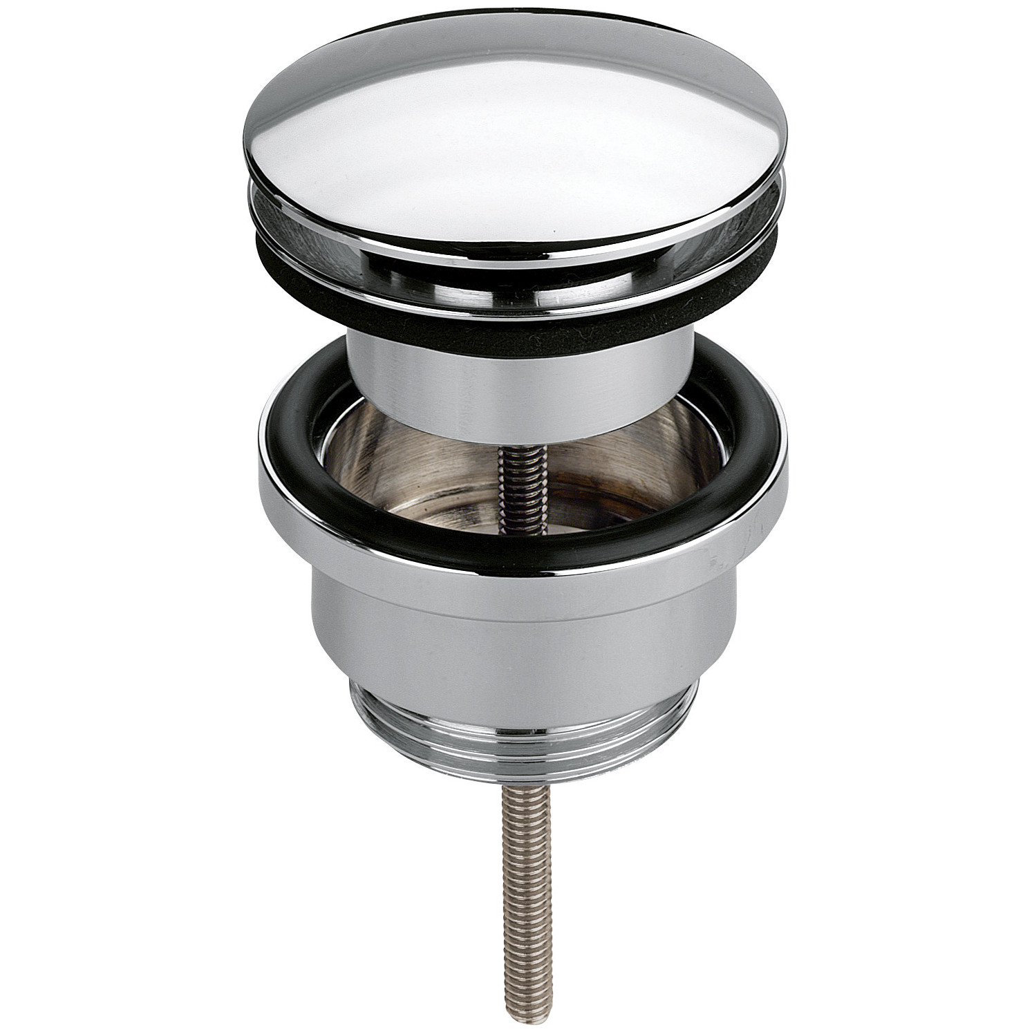 Viega Universalventil Visign V1 5439 492687 1-1-4-Zoll 63mm Klickhaube verchromt 492687