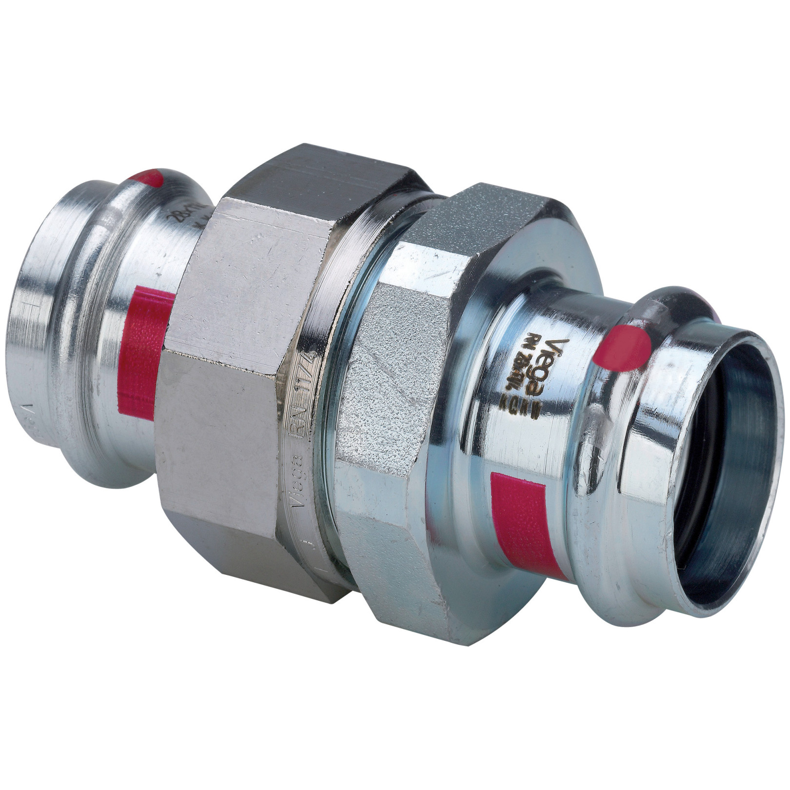 Viega Verschraubung Prestabo 1160 28mm unlegierter Stahl flachdicht SC-Contur EPDM 559335