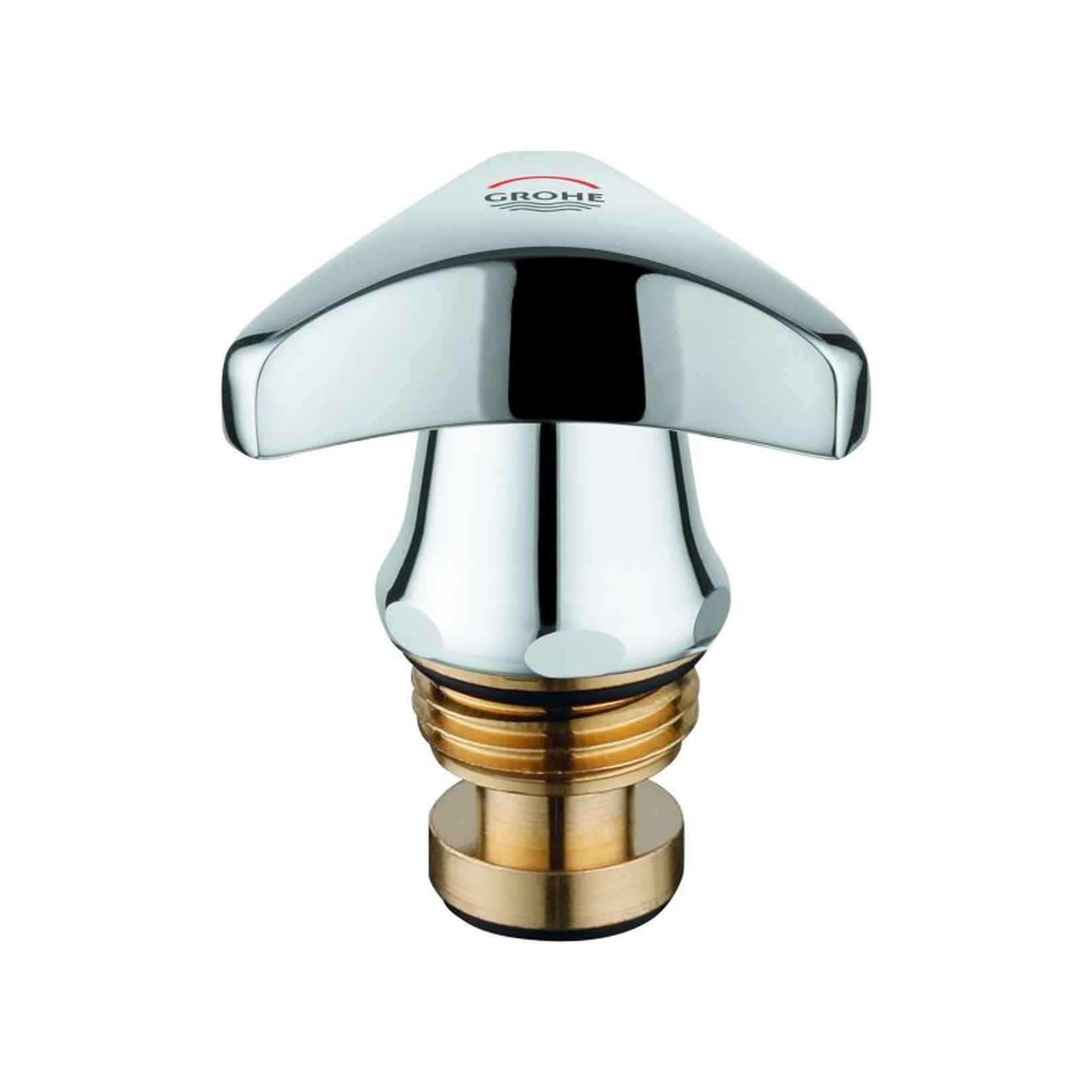 Grohe Oberteil Trecorn Griff Markierung rot 1/2 Zoll chrom DN 15 Ersatzteil 11102000