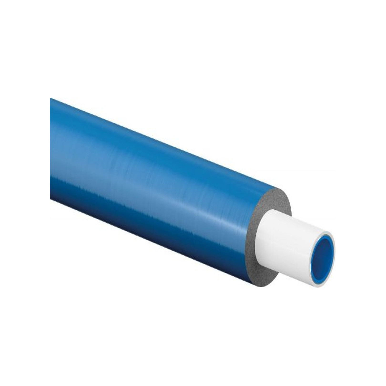 Uponor Verbundrohr Uni Pipe PLUS 16x2mm 100m vorgedämmt WLS 040 S4 blau 1063553