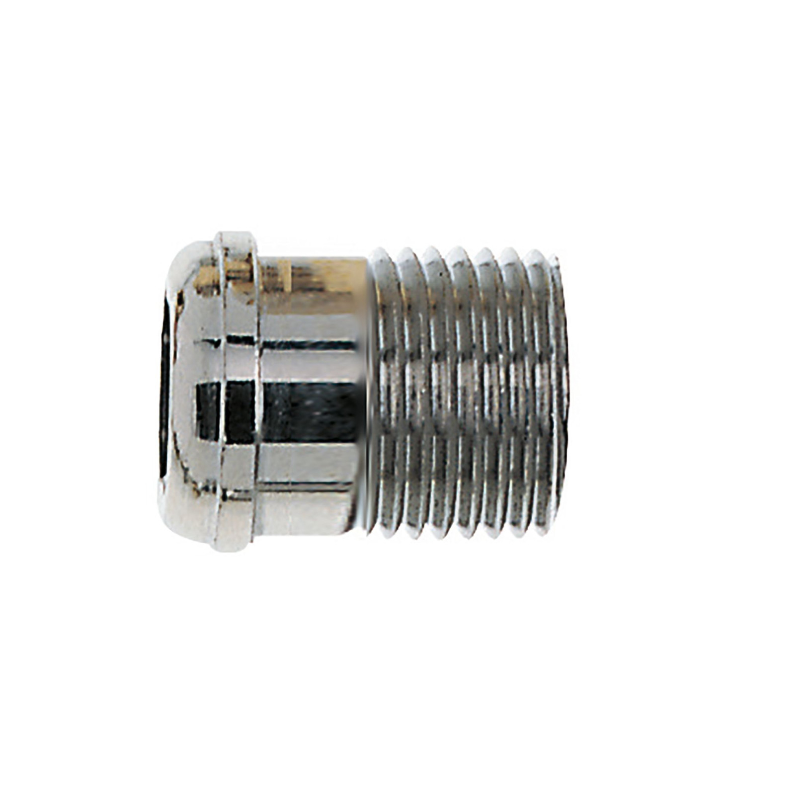 Heimeier Schraubnippel R 1/2 Messing vernickelt konisch dichtend DN15 0121-02.010