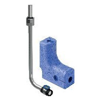 Geberit FlowFit Metallrohr-Anschlussbogen 90Grad Siliziumbronze d16-d15 Eurokonus Pressindikator 619400221