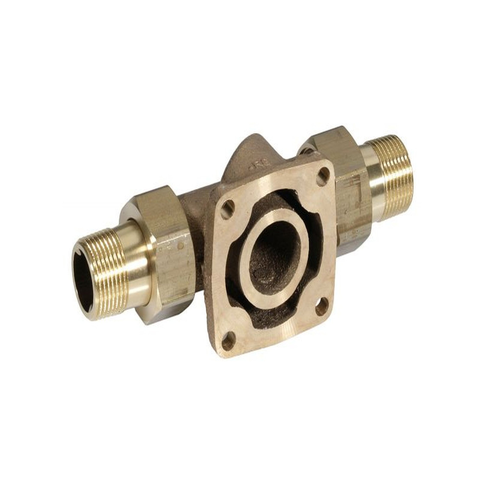 Honeywell Drehbares AnschlussStück DA74C Messing DN25 1 Zoll Hauswasserstation Feinfilter DA74C-1A