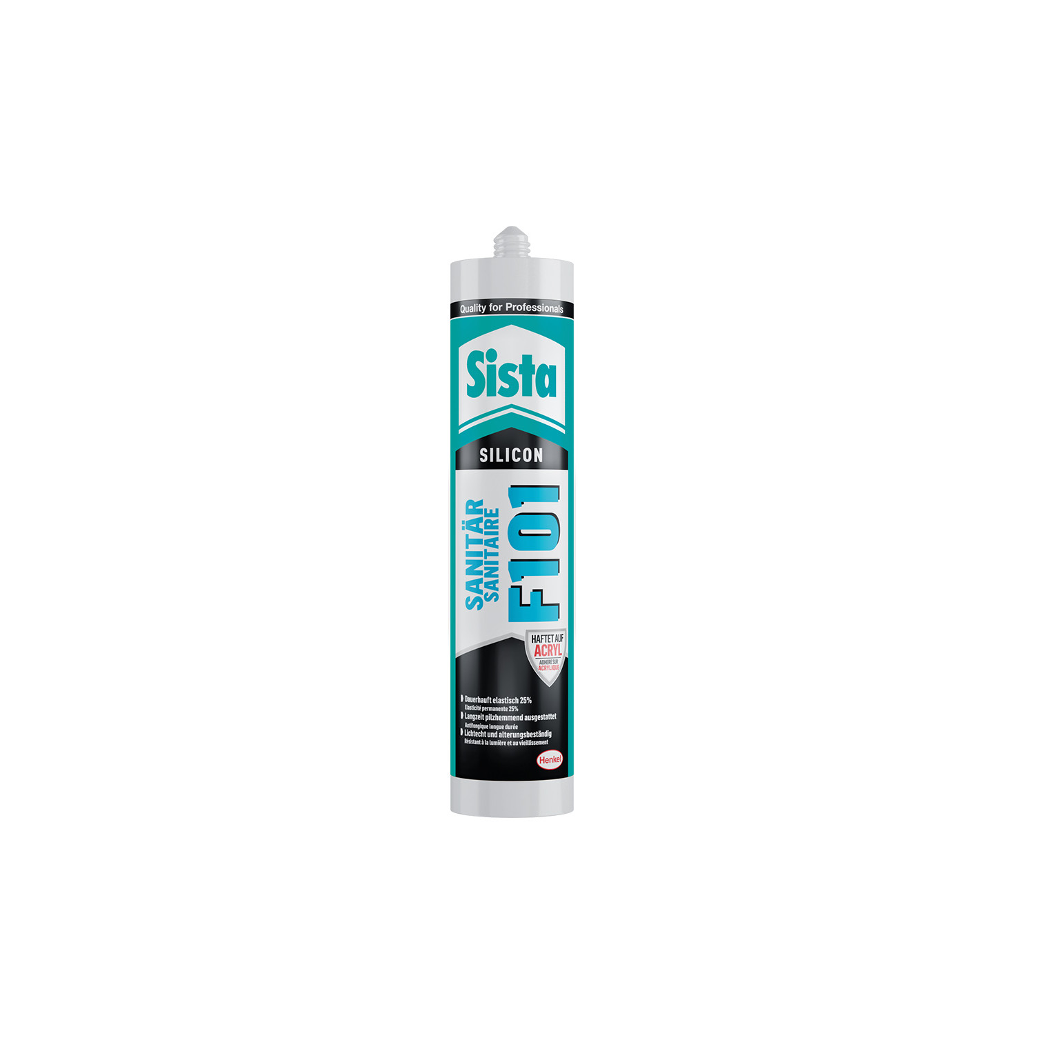 Walraven Silikon Sista F101 Sanitär 300ml sauervernetzend pilzhemmend manhatten HE-L21MH