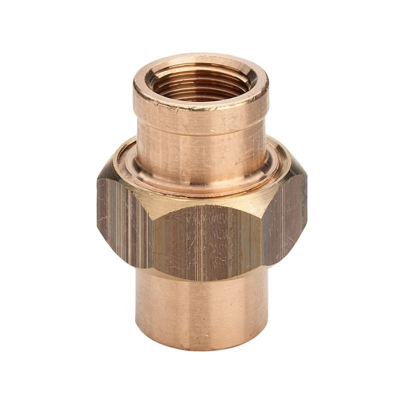 VIEGA Gewindefitting Rotguss Verschraubung 3340 DN40 1 1/2 Zoll IG konisch dichtend 446970