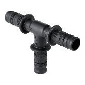 Geberit T-Stück Mepla PVDF d63-63-63 90 Grad Mehrschichtverbundrohr Trinkwasser 627310005