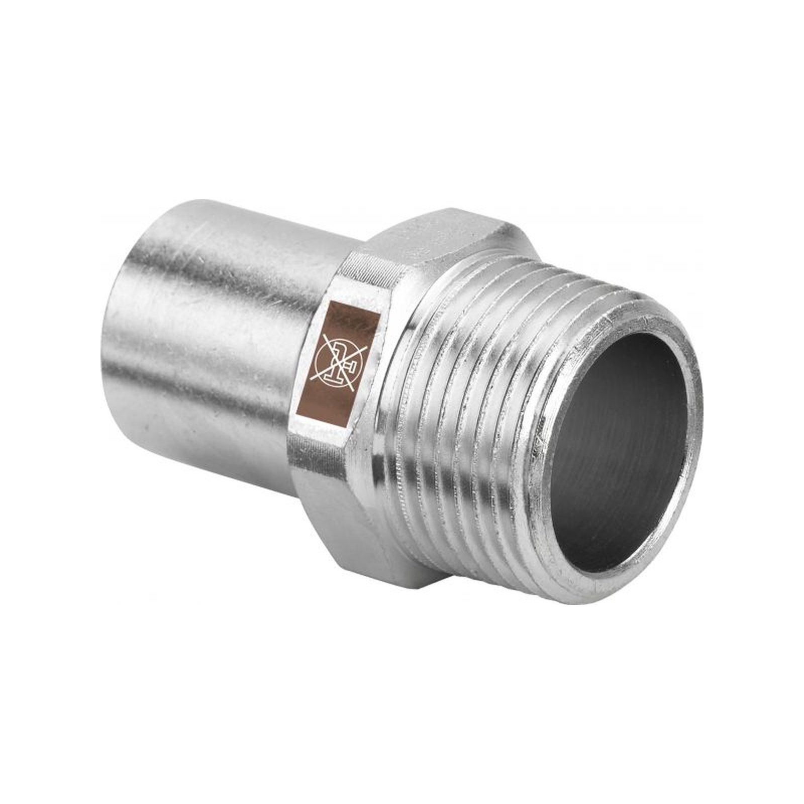 Viega Temponox Einsteckstück 28 mm R 1 Stahl nicht rostend Mehrkant 812362