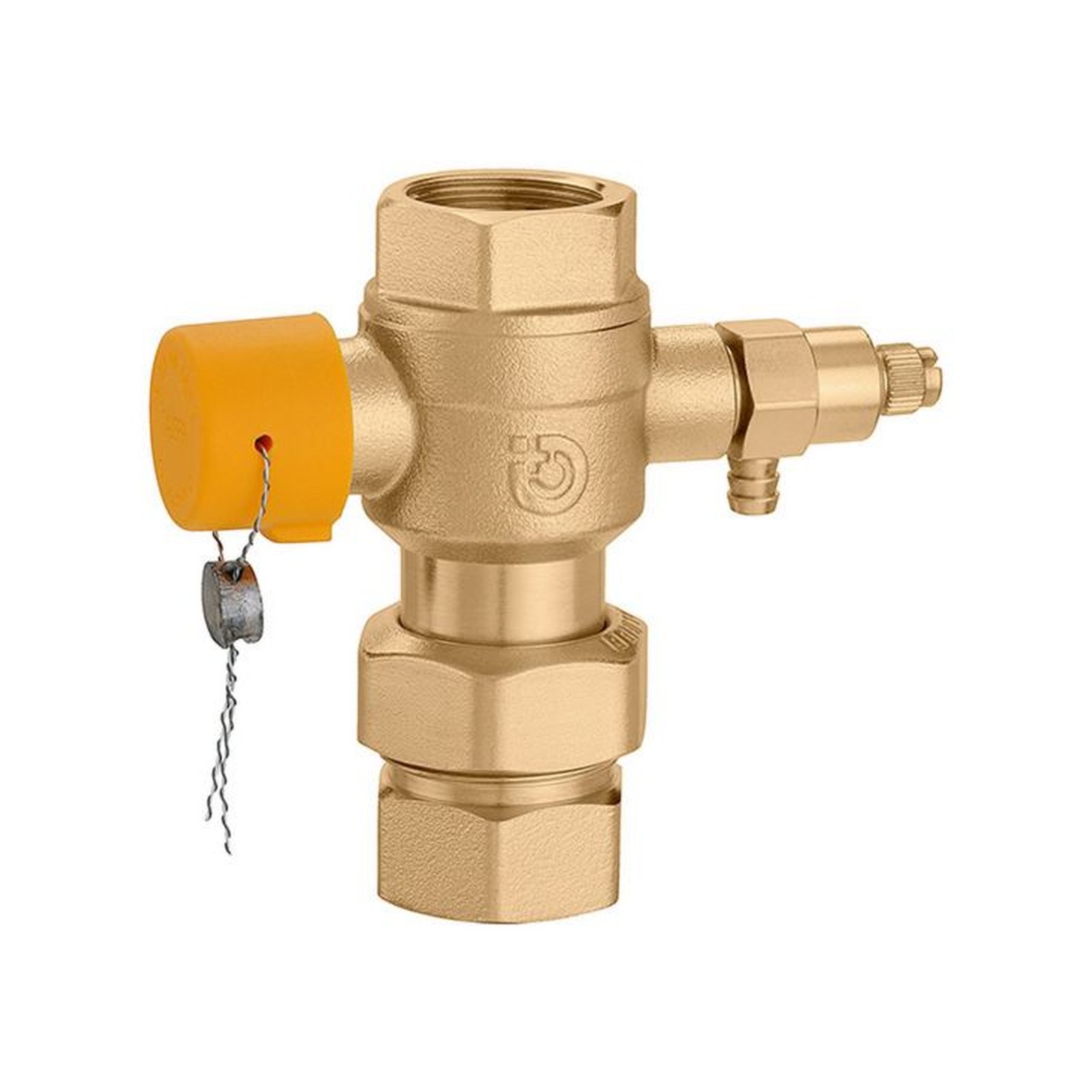 CALEFFI Kappenventil Solar 3/4 Zoll Entleerung Ausdehnungsgefäß 6 bar 120 Grad 558052