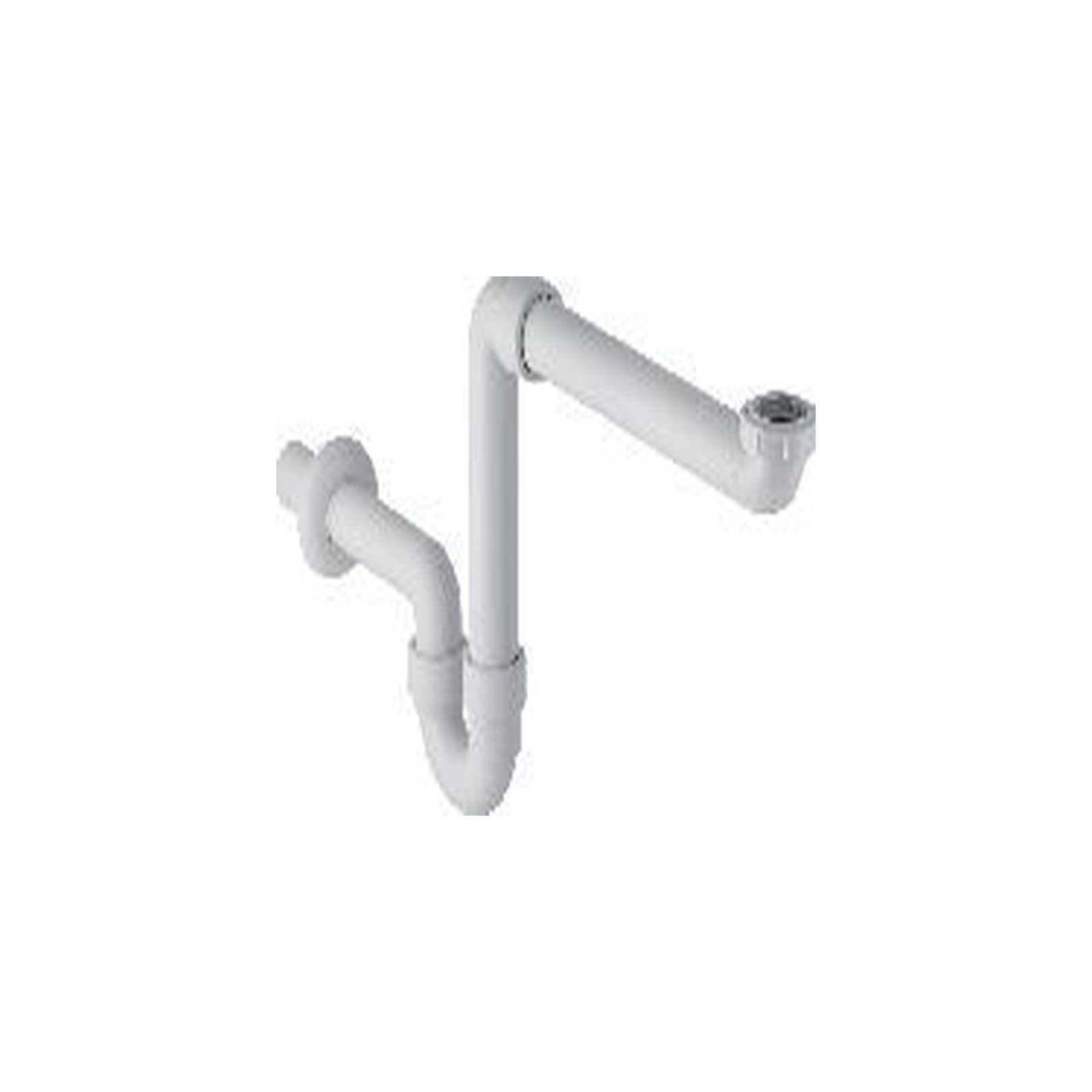 Geberit Raumsparsiphon Waschtisch Ablauf Raumsparmodell 1 1/2 DN40 Reduzierung DN32 Wandrosette 151107111