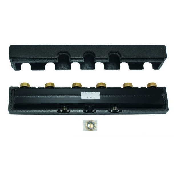 Vaillant Verteilerbalken 3 Rohrgruppen G 1 1/4 Wärmedämmung vorbereitet 307597