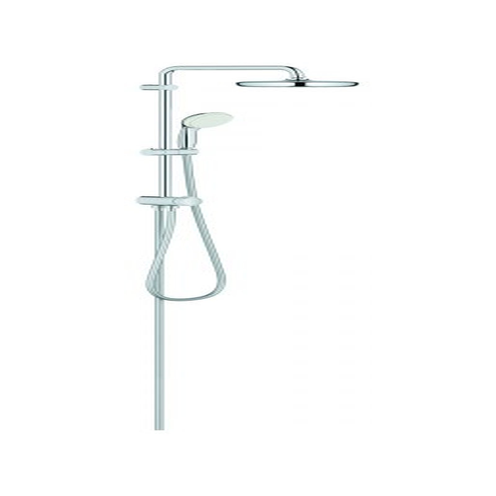 Grohe Duschsystem Tempesta 210 26381001 390mm Duscharm Umstellung Chrom Kopfbrause Handbrause
