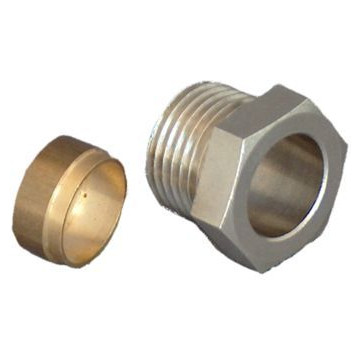 OVENTROP Klemmringverschraubung Ofix CEP IG Kupferrohr 1-2 Zoll 12mm vernickelt 1028153