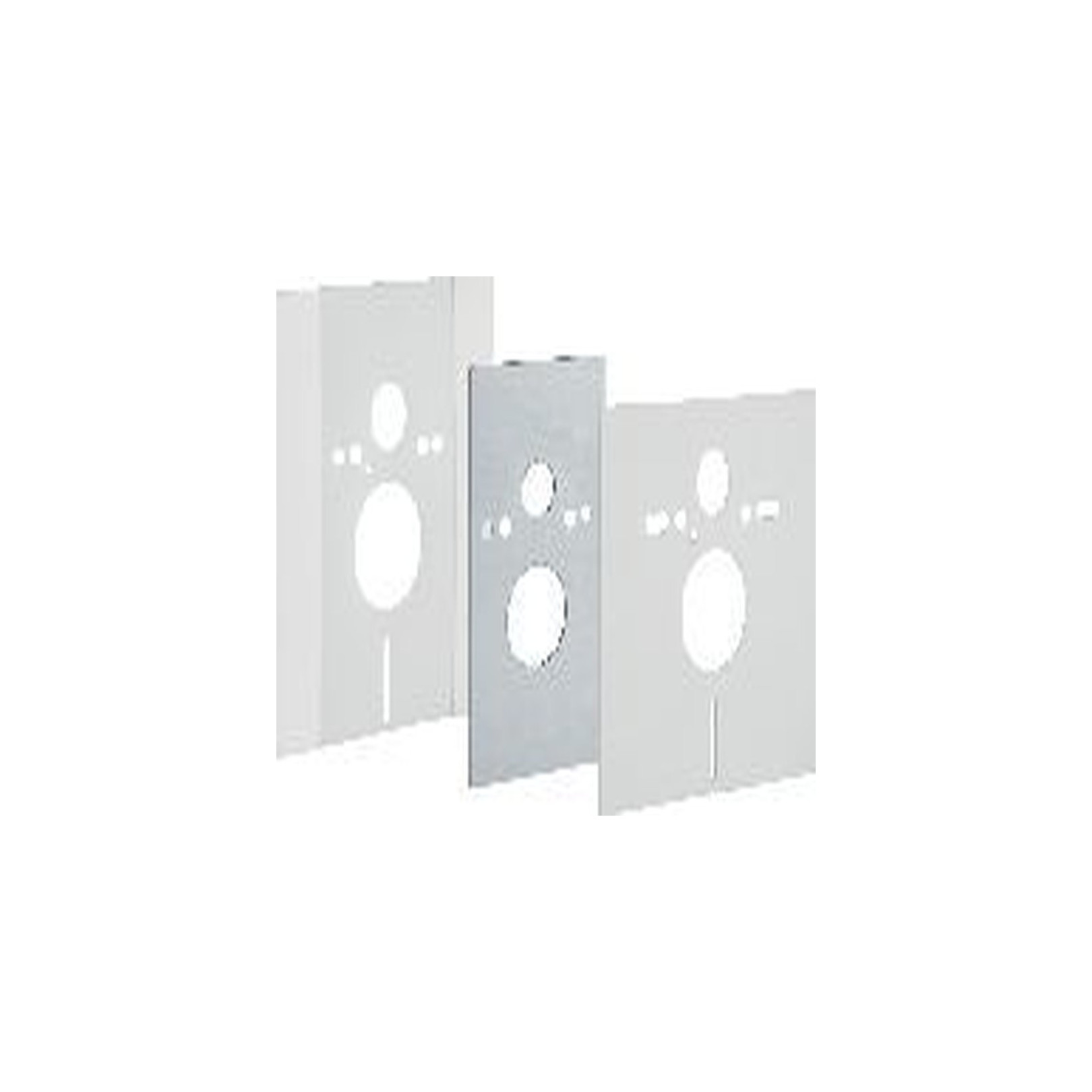Geberit Abdeckplatte Schallschutzset Duofix Element Wand-WC höhenverstellbar Edelstahl 115396001