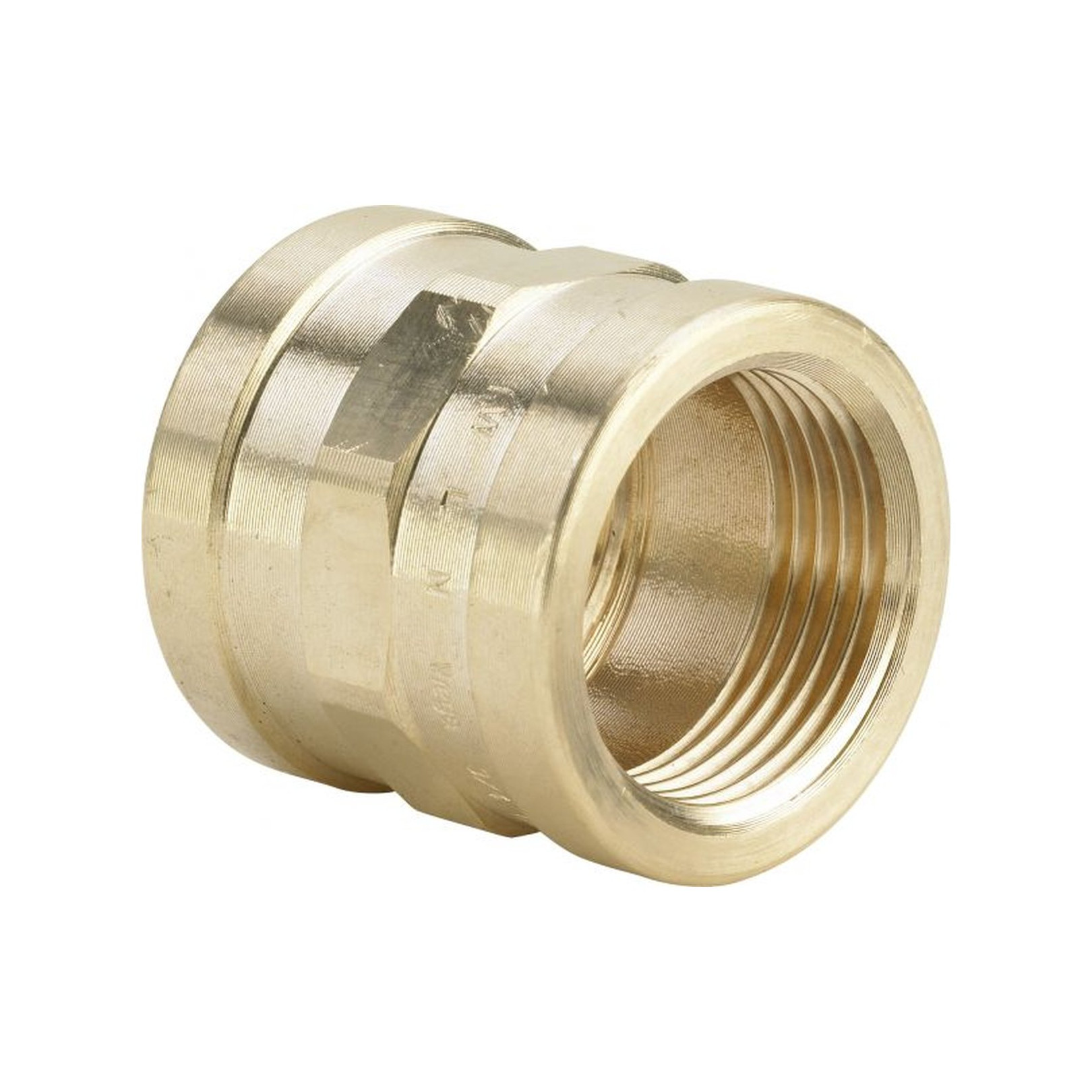 Viega Muffe Rotguss Gewindefitting Rp 1/2 DN15 Typ 3270 formstabil korrosionsbeständig 266585