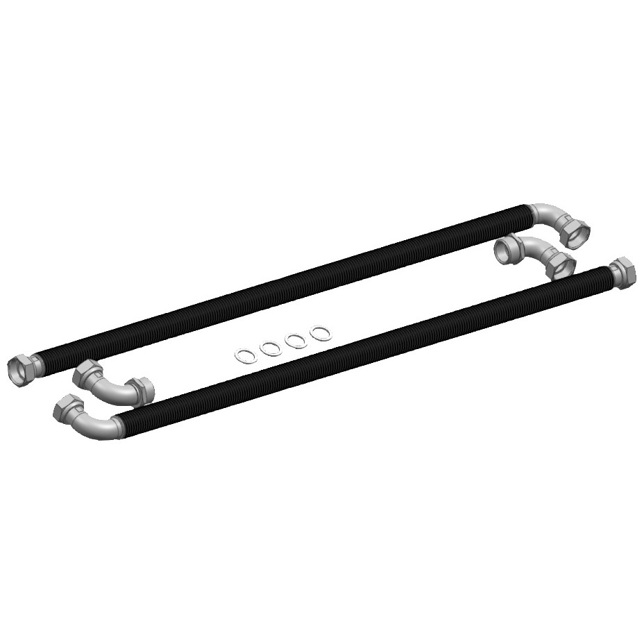 Bosch Installationspaket INPA 1 CS7000iAW OR Edelstahlwellrohrschläuche 1 Zoll 0.5 m 8733716993