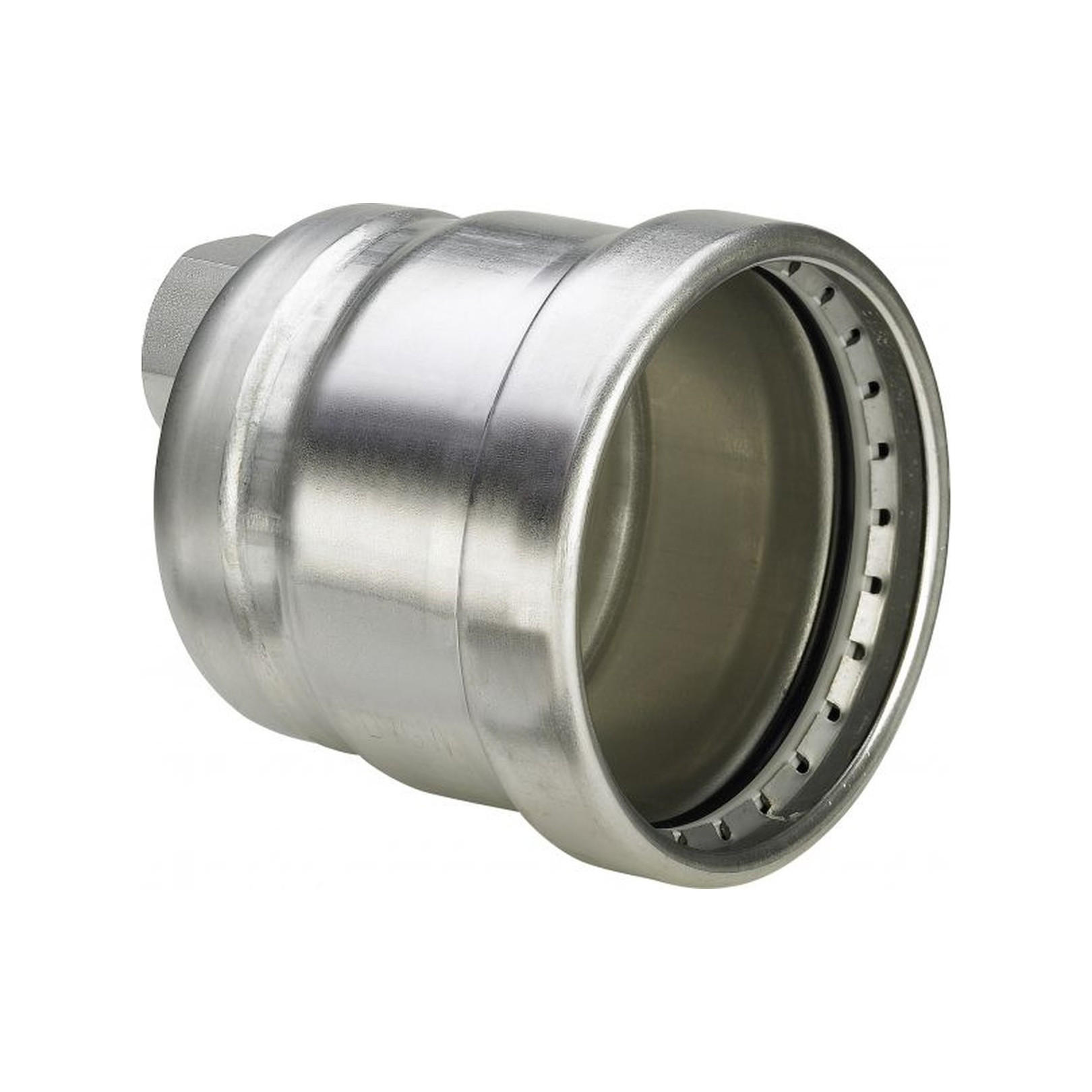 Viega Verschlusskappe Sanpress Inox 2356 XL 76.1x3/4 IG Edelstahl Pressanschluss SC-Contur EPDM 557874