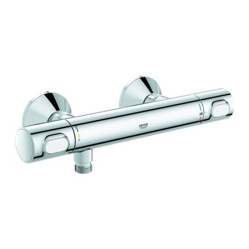 Grohe Thermostat-Brausebatterie Grohtherm 500 Wandmontage chrom 1-2-Zoll SafeStop EcoJoy 34793000