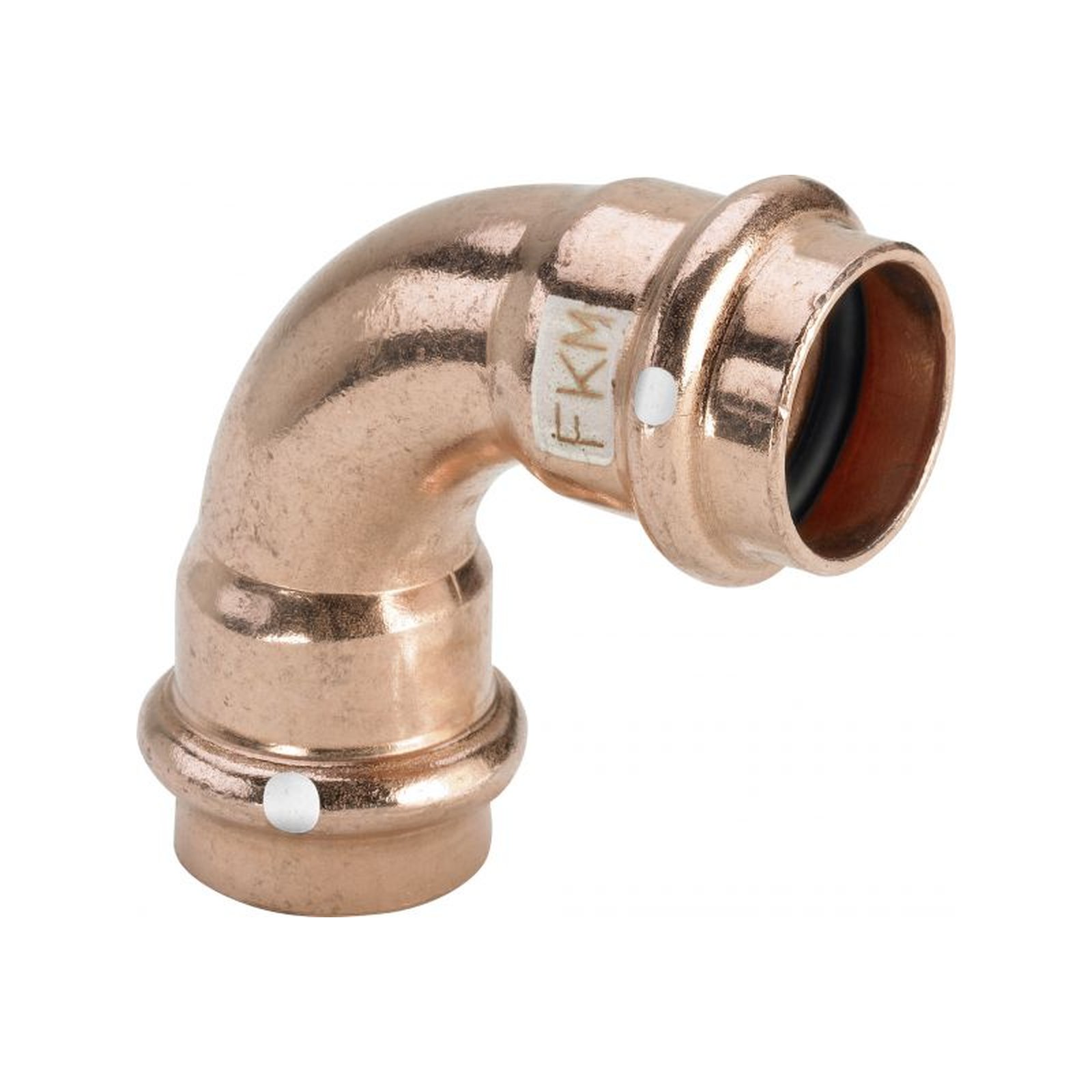 Bogen PROFIPRESS S 4516 22mm 90 Grad 628192 aus Kupfer, fuer Solaranlagen