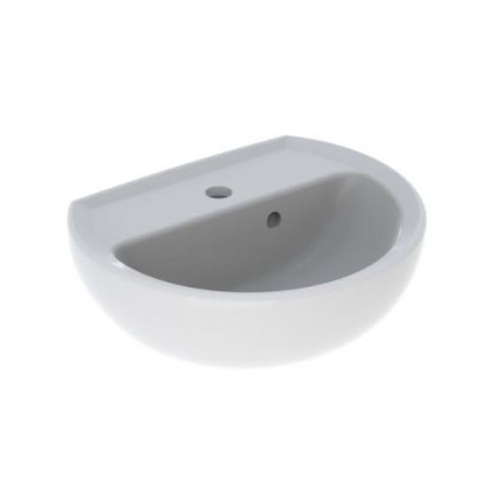 Geberit Handwaschbecken 450x370mm Hahnloch Ueberlauf 501424001