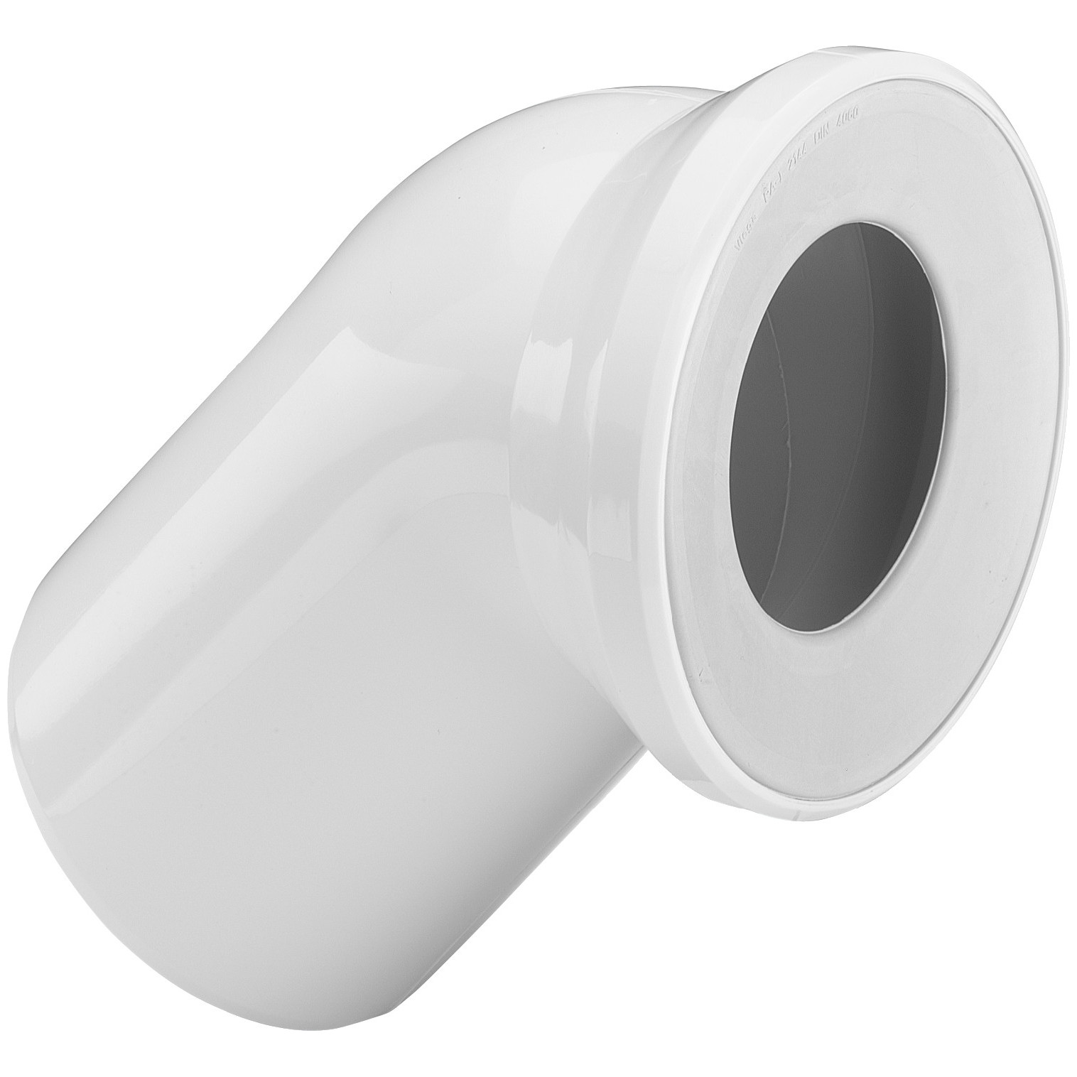 Viega WC-Anschlussbogen 45 Grad DN 100x135mm bahamabeige Modell 3812 Lippendichtung 107567