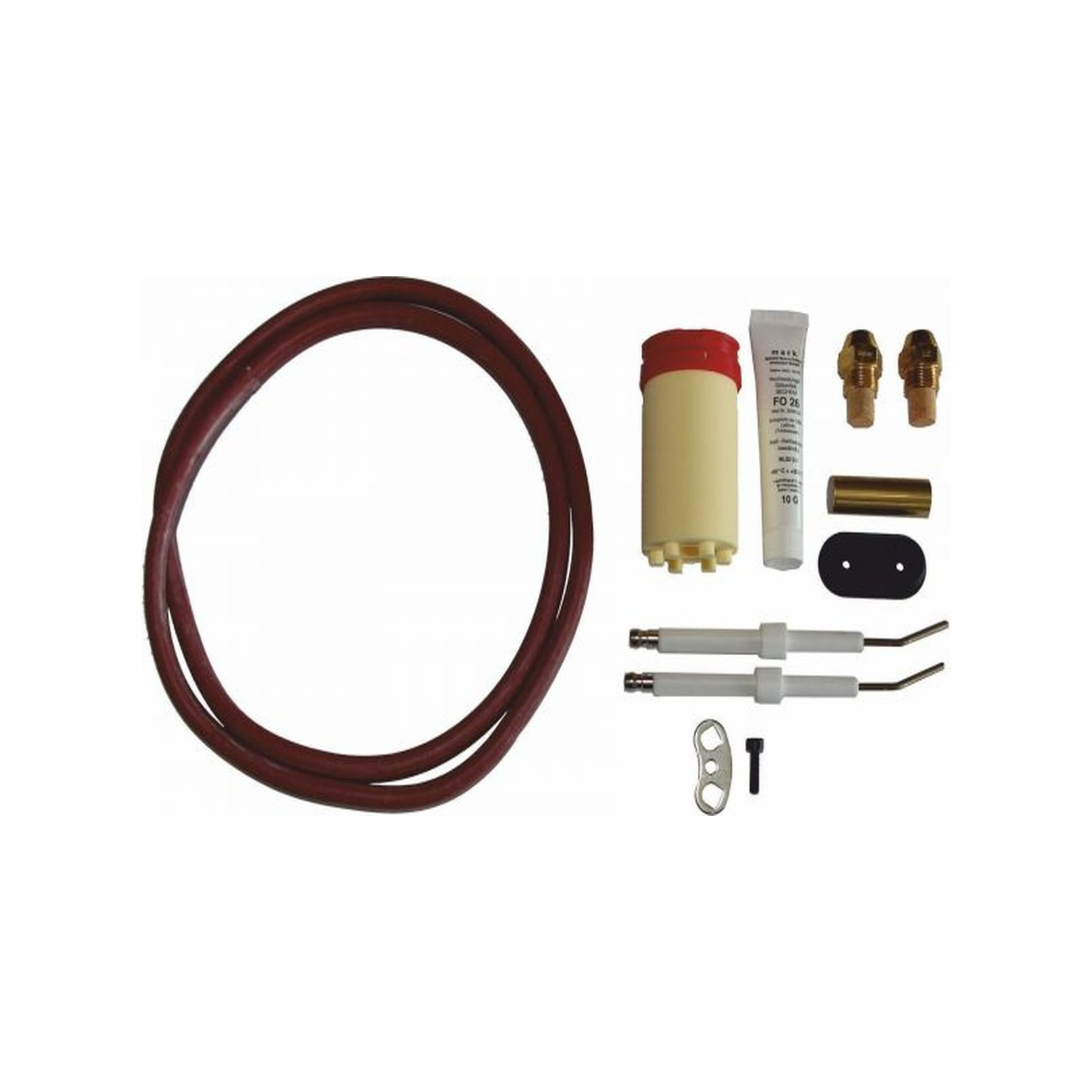 Wolf Wartungsset Ölbrennwertkessel COB-2-40 Zündelektrode Öldüse O-Ringe Dichtung 8908626