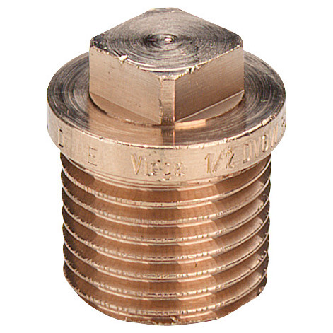 Viega Rotguss Gewindefitting Stopfen 3290 Vierkant Rand DN50 2 Zoll AG 322151