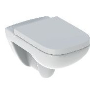 Geberit Renova Plan Wand-WC Tiefspüler Rimfree WC-Sitz 500817001