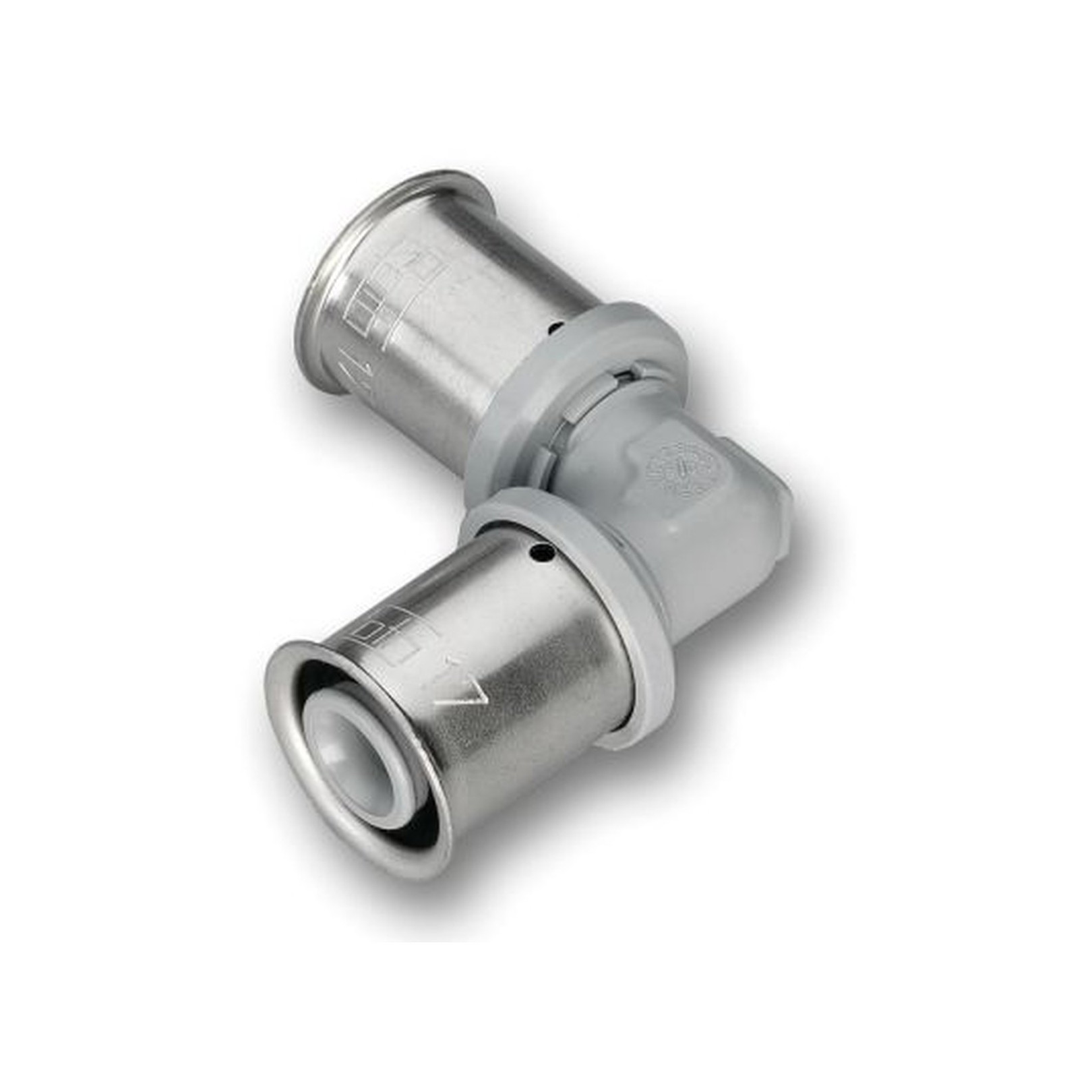 Roth Winkel 90 Grad PPSU 40x40mm Edelstahl-Hülsen Stützekörper 1135004469