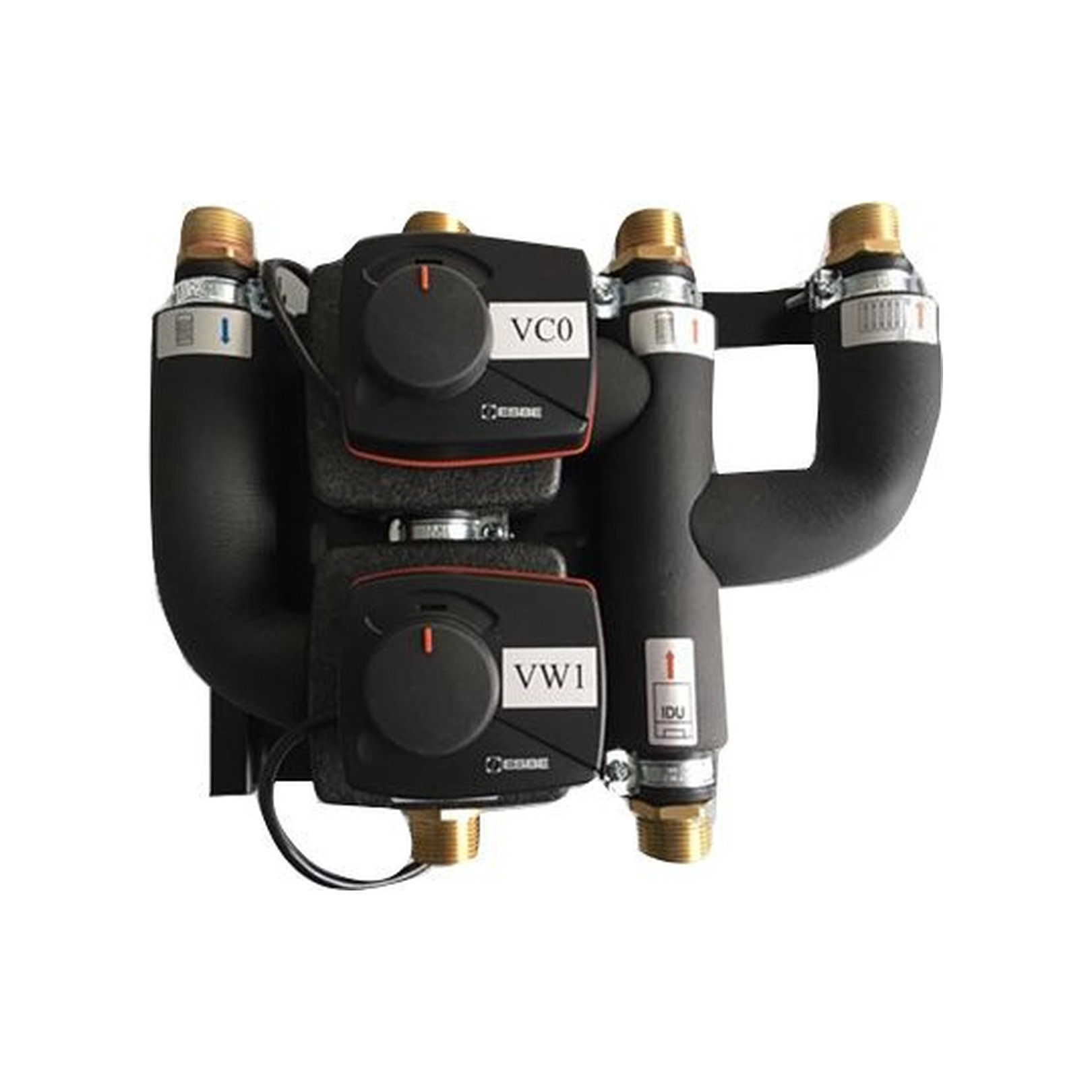 Buderus Hydraulik-Box VC0-VW1 isolierte Anschluesse 2 Umschaltventile 7738333058