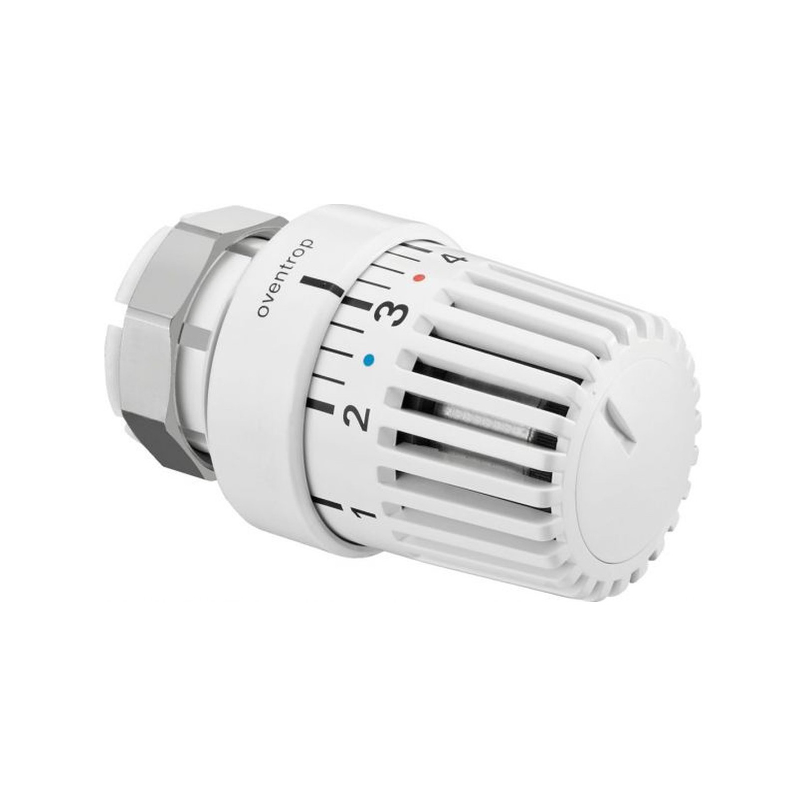Oventrop Thermostatkopf Uni LV Vaillant Flüssig-Fühler weiß individuell einstellbar Frostschutz 1616001