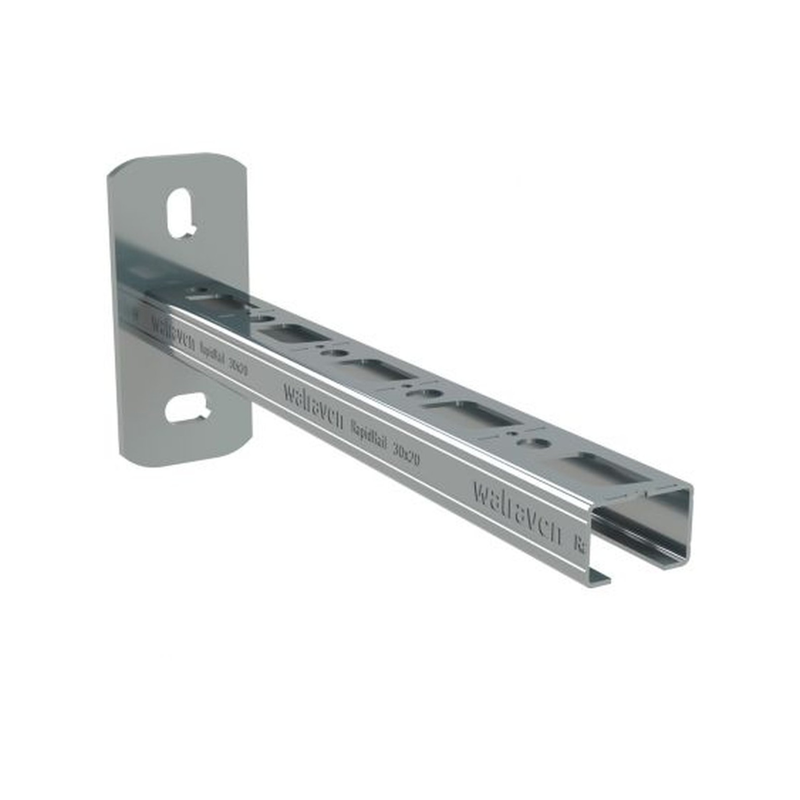 Walraven Wandkonsole RapidRail 30x20 L200mm Schnittmarkierungen 66032020
