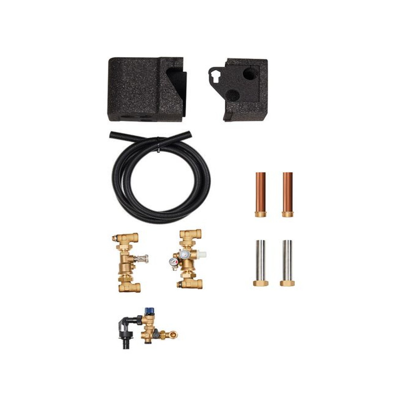 Vaillant Anschluss-Set bauseitige Verrohrung uniTOWER Wärmedämmschalen Sicherheitsventil Manometer 0020250220