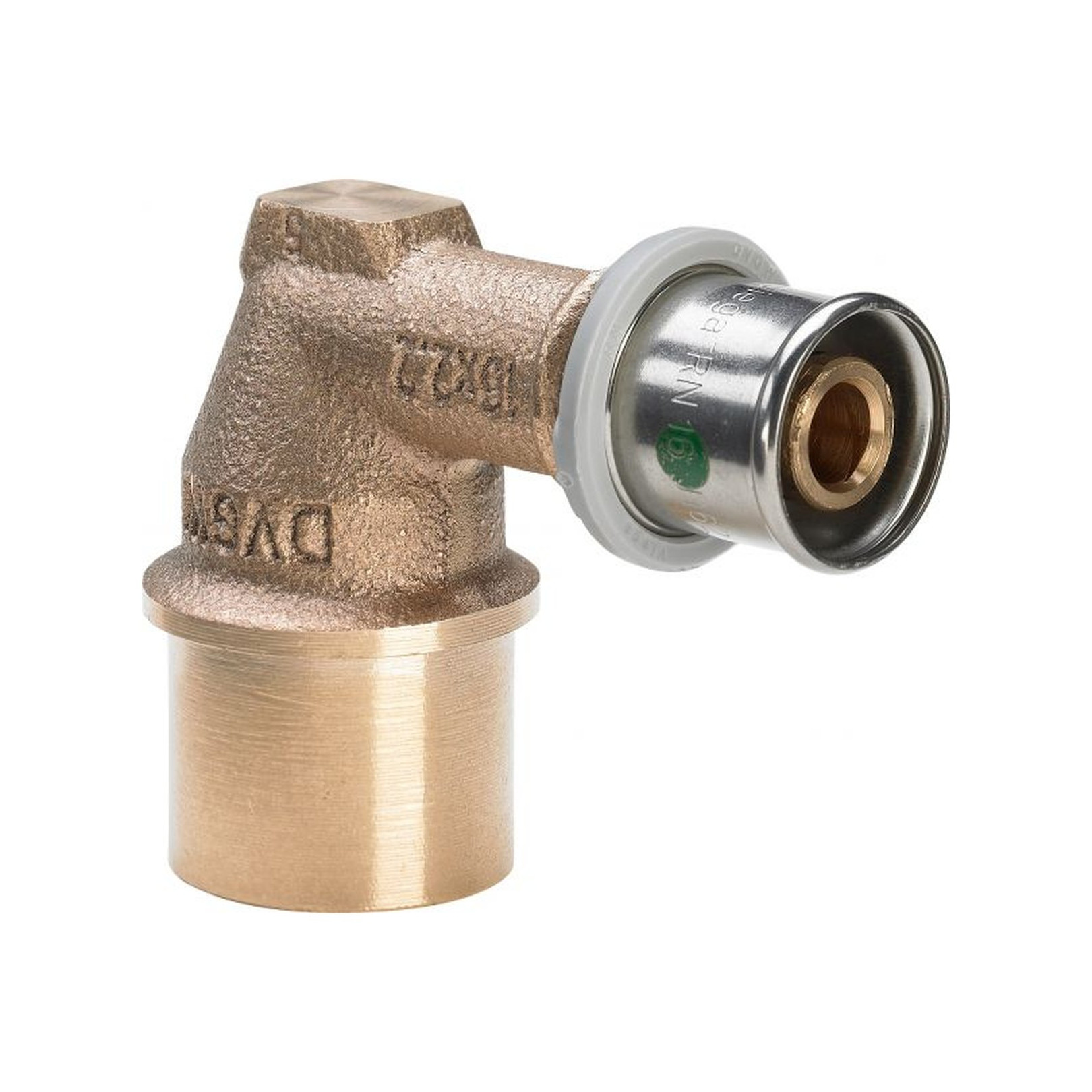 Viega Pressfitting Sanfix P 2114.1 Winkel 20mm x 1/2 IG Rotguss SC-Contur Hersteller-Artikelnummer 303792