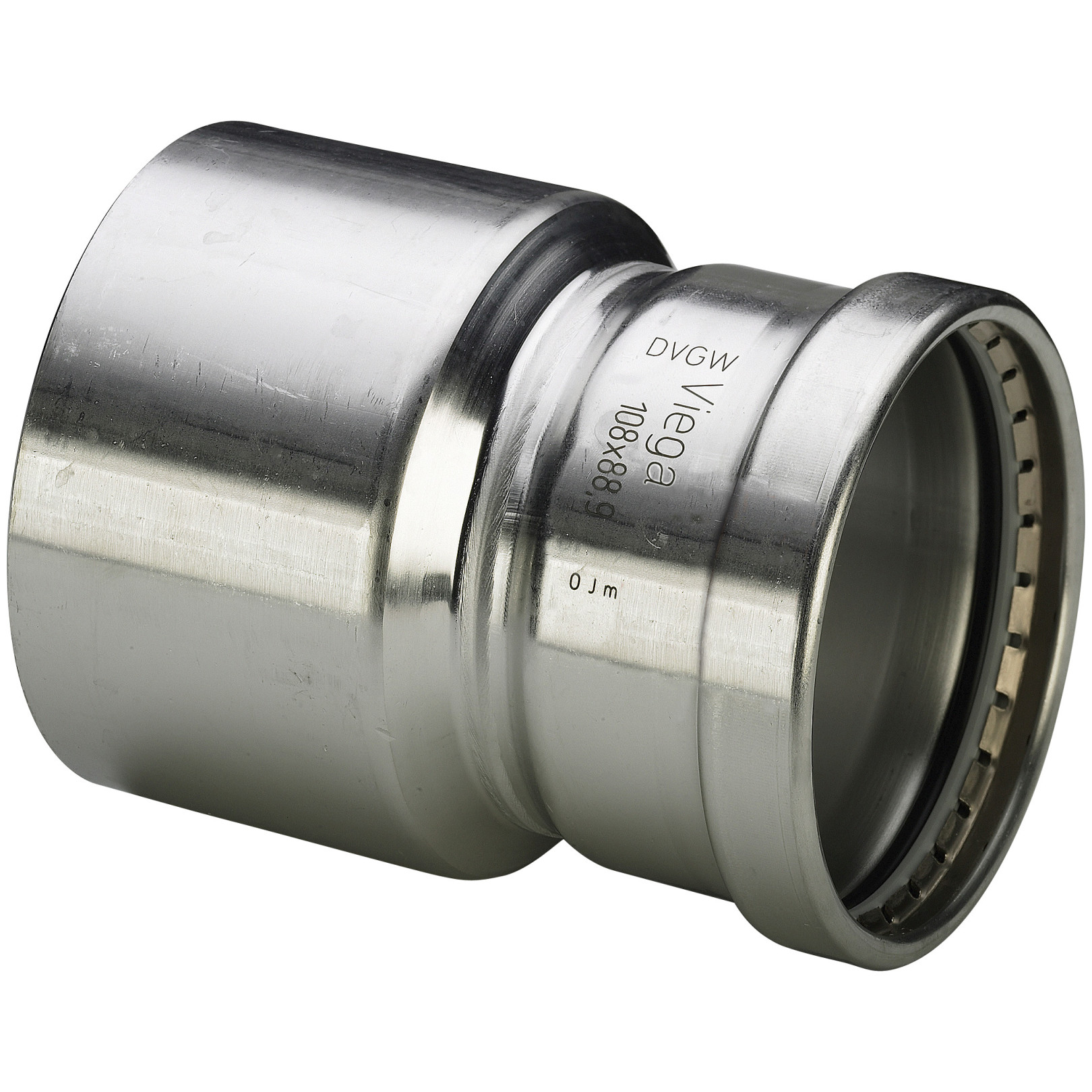 Viega ReduzierStück Sanpress Inox XL 2315.1 76.1x64 mm Edelstahl SC-Contur 578114