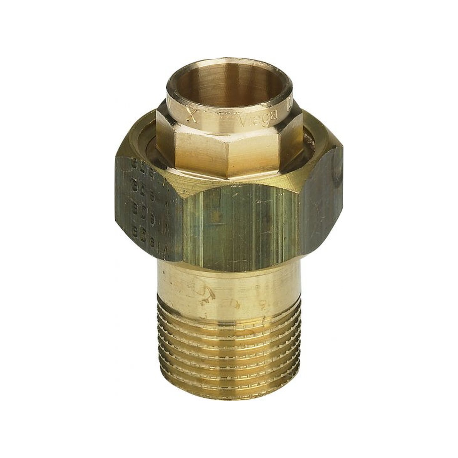 Viega Rohrverschraubung 35 mm R 1 1/4 Rotguss Siliziumbronze konisch dichtend 108427