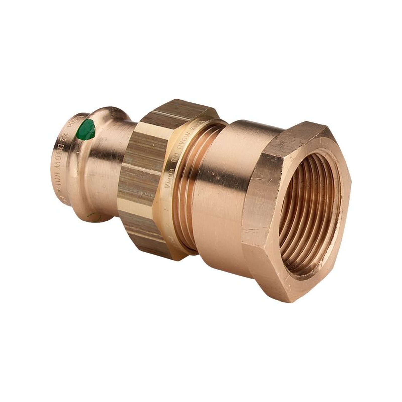 Viega Pressfitting Sanpress 2262 Verschraubung 28mm x 3/4 IG Siliziumbronze SC-Contur flachdichtend 365103