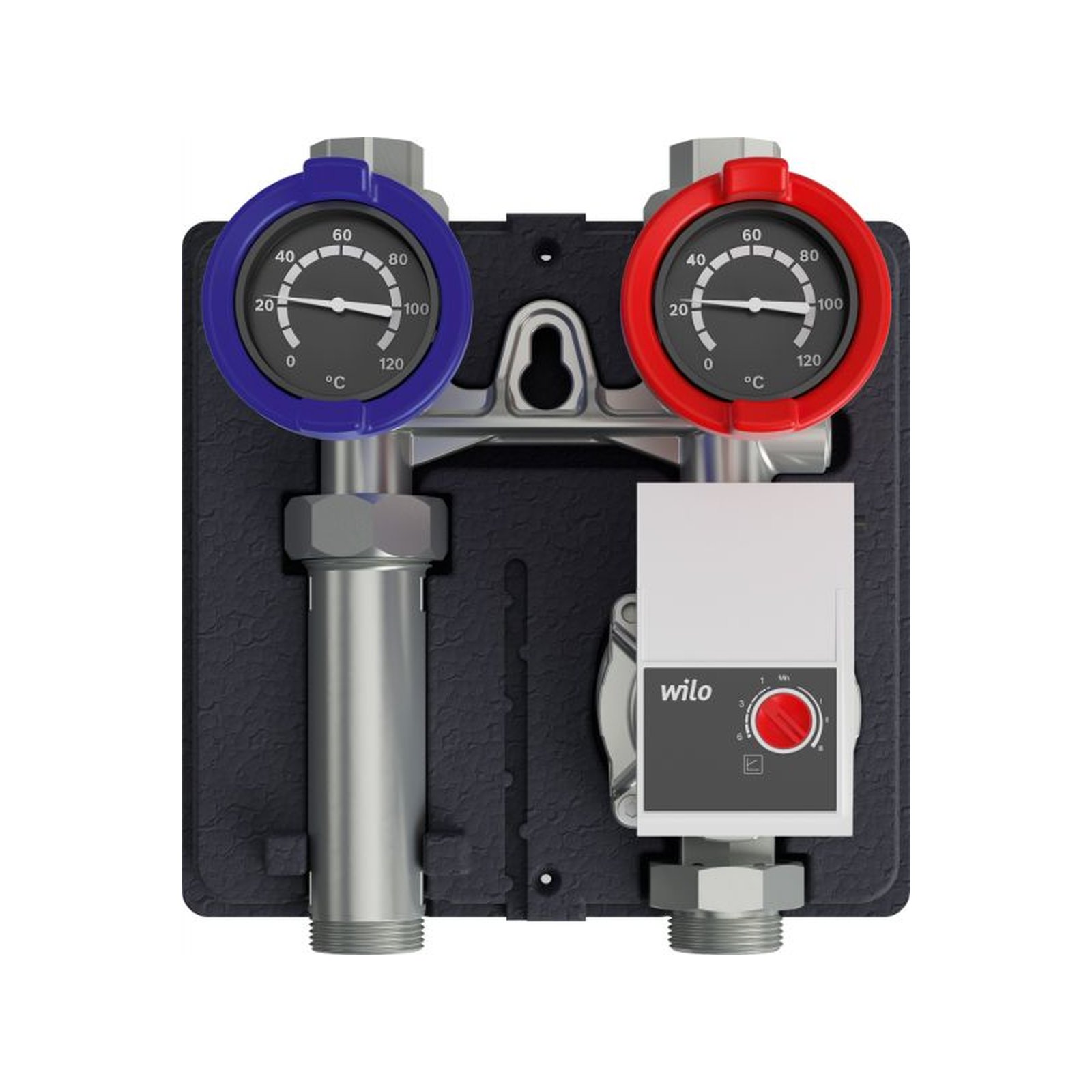 Bosch Heizkreis-Schnellmontagesystem HS25/6 s BO ohne Mischer DN 25 Wärmedämmung 50 kW 7736601142