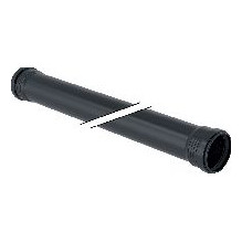 Geberit Silent-Pro Rohr DN 50 d50x1000mm 2 Muffen schalldämmend 393211141